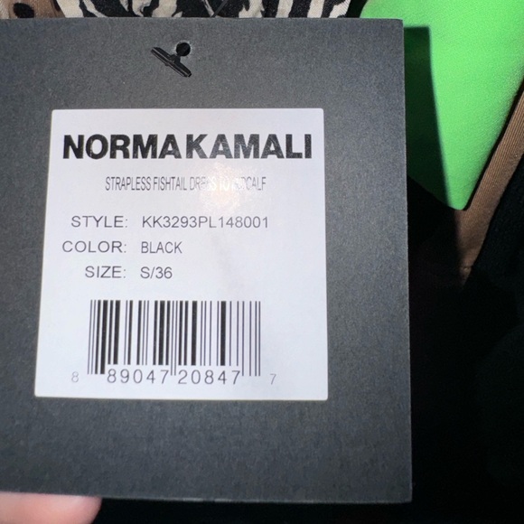 Norma Kamali Strapless Fishtail Dress to Midcalf - Picture 5 of 7